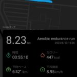 今日のランニング